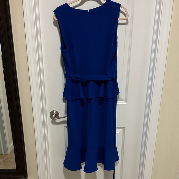 Calvin Klein Royal Blue Asymmetrical Dress - Picture 4 of 4